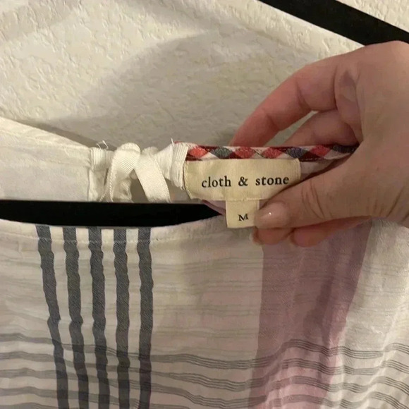 Anthropologie Cloth & Stone Striped Top - Picture 2 of 4